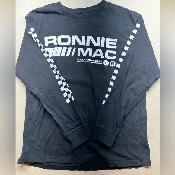 Made in USA Ronnie Mac full time bada** ong sleeve size large - Picture 2 of 3